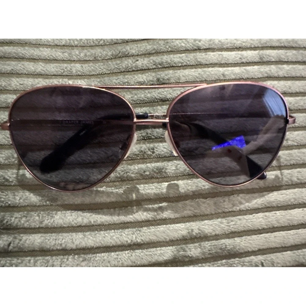 Draper James Women's Rise Gold-Tone Aviator Sunglasses - DJ7007 EUC